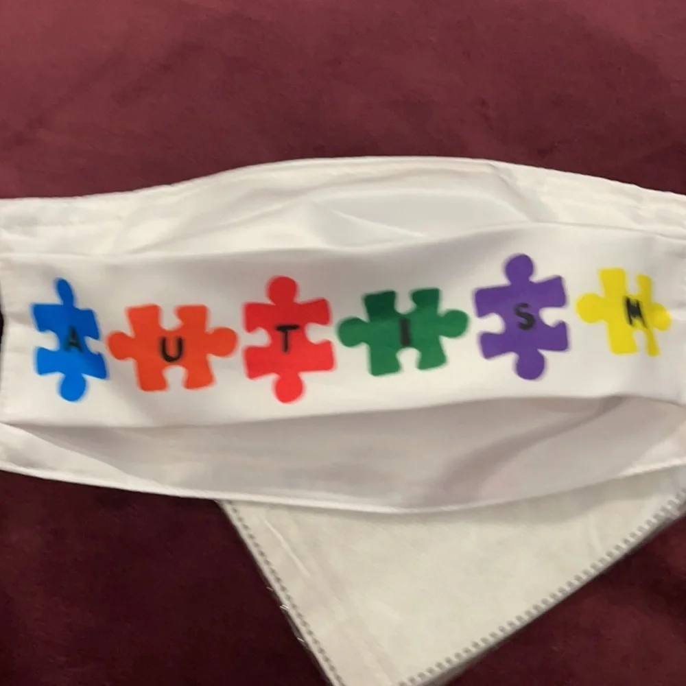 6/$20 New Autism face mask